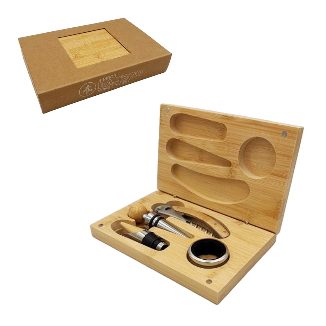 Bamboo Wine Gift Set