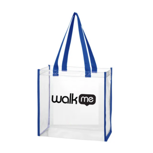 Clear With Blue Tote